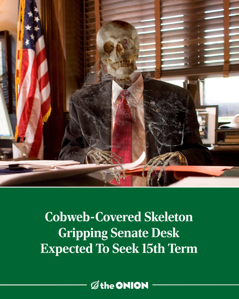 Cobweb-Covered Skeleton.